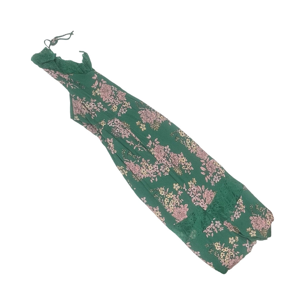 Dress Party Long By Torrid In Green & Pink, Size:4X