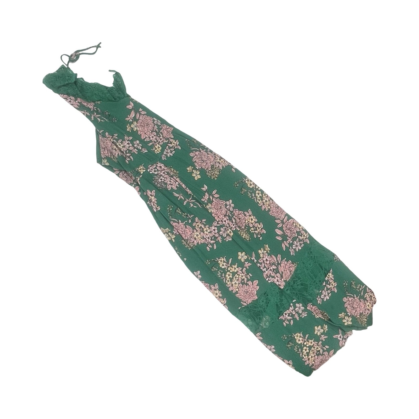 Dress Party Long By Torrid In Green & Pink, Size:4X