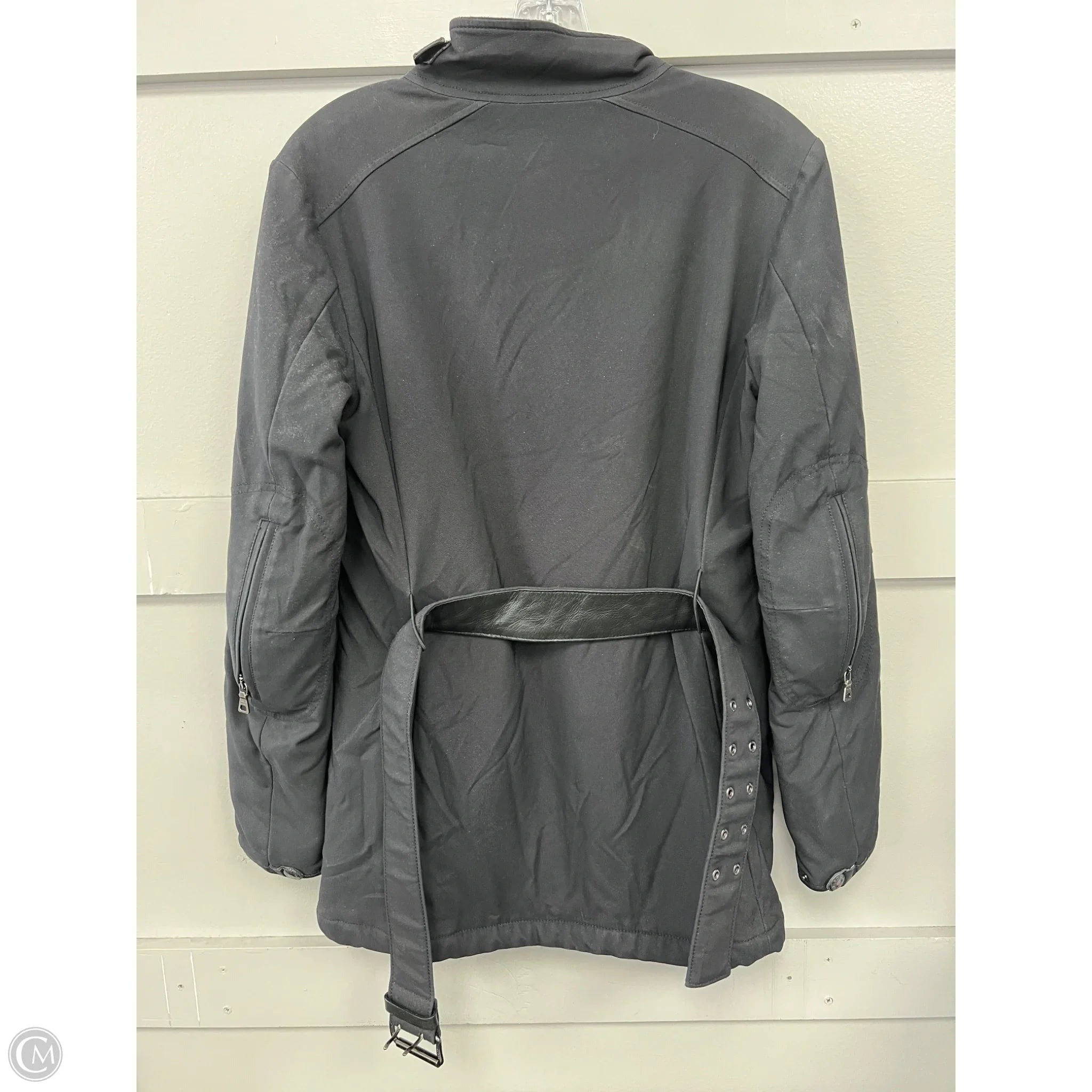 Jacket Luxury Designer By Prada In Black, Size: S