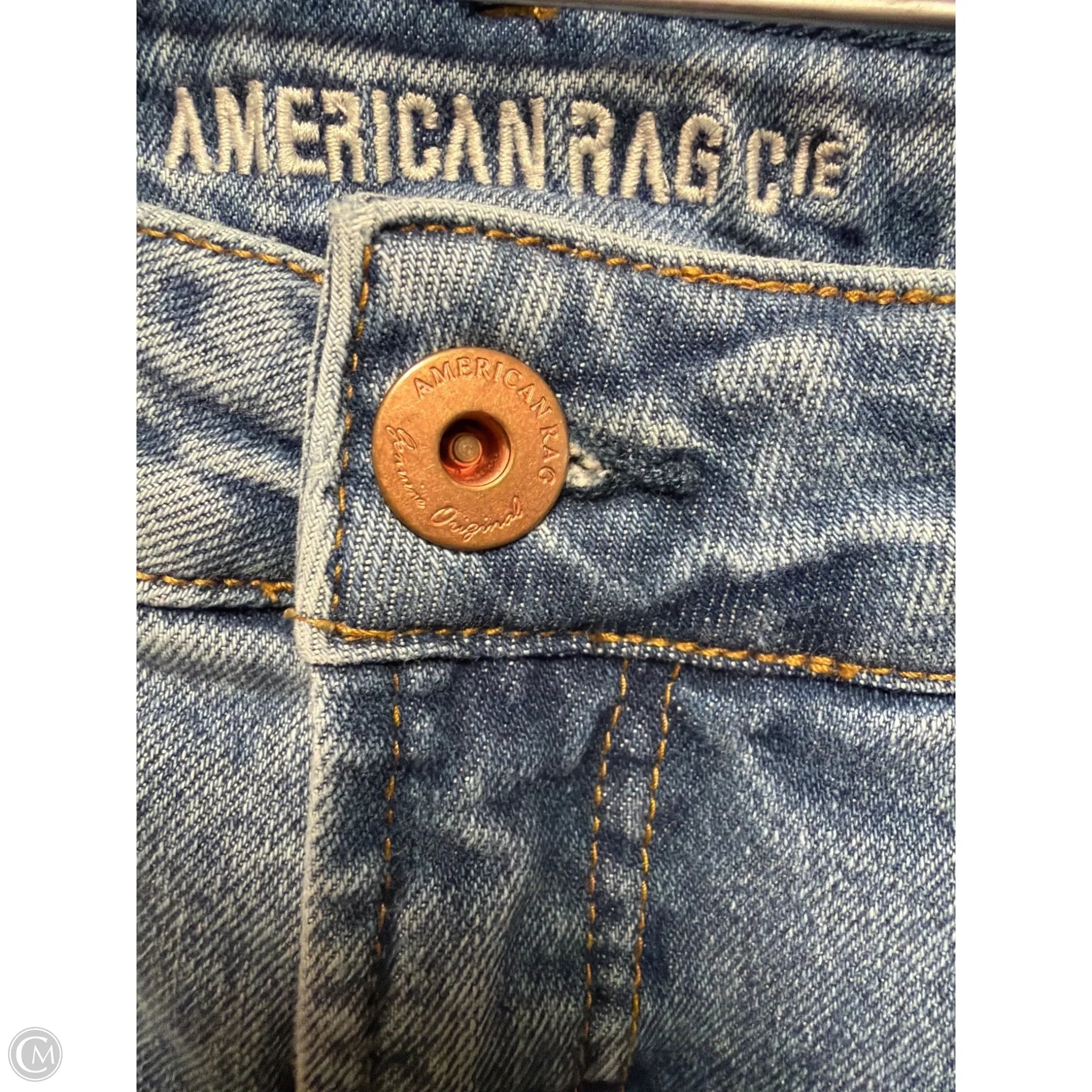 Jeans Straight By American Rag In Blue Denim, Size: 22