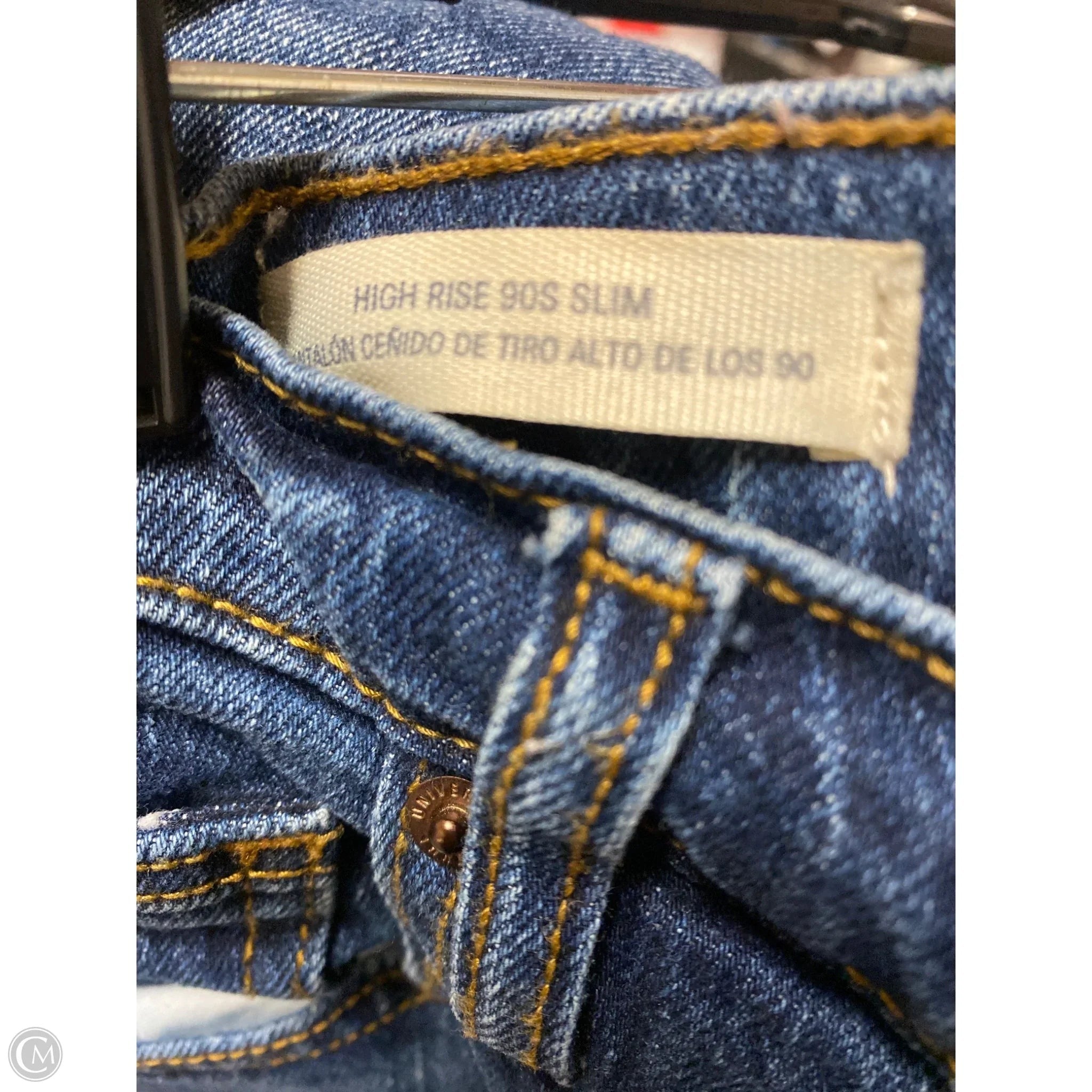 Jeans Straight By Universal Thread In Blue Denim, Size: 12