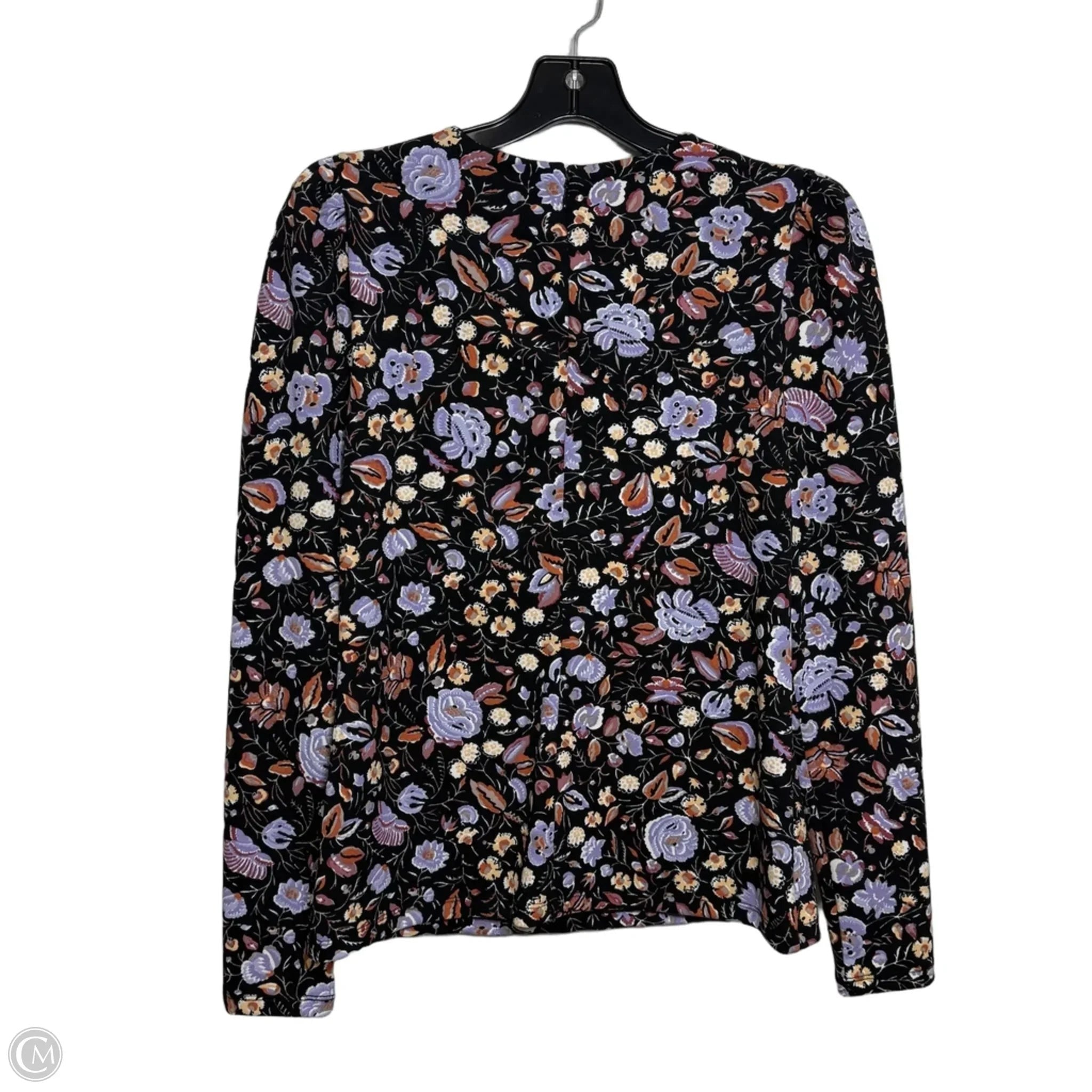 Top Long Sleeve By Ann Taylor In Floral Print, Size: Xs