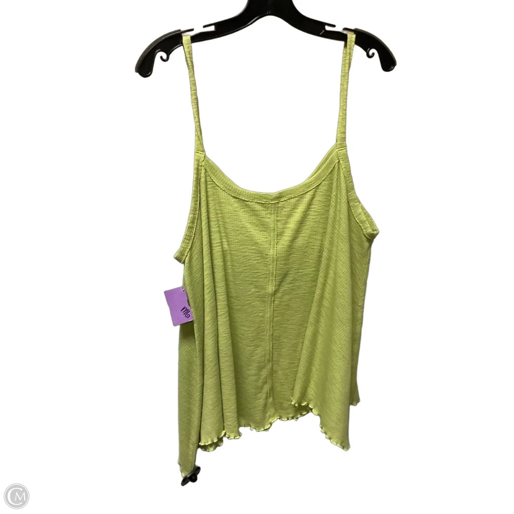 Top Sleeveless Basic By American Eagle In Green, Size: Xl