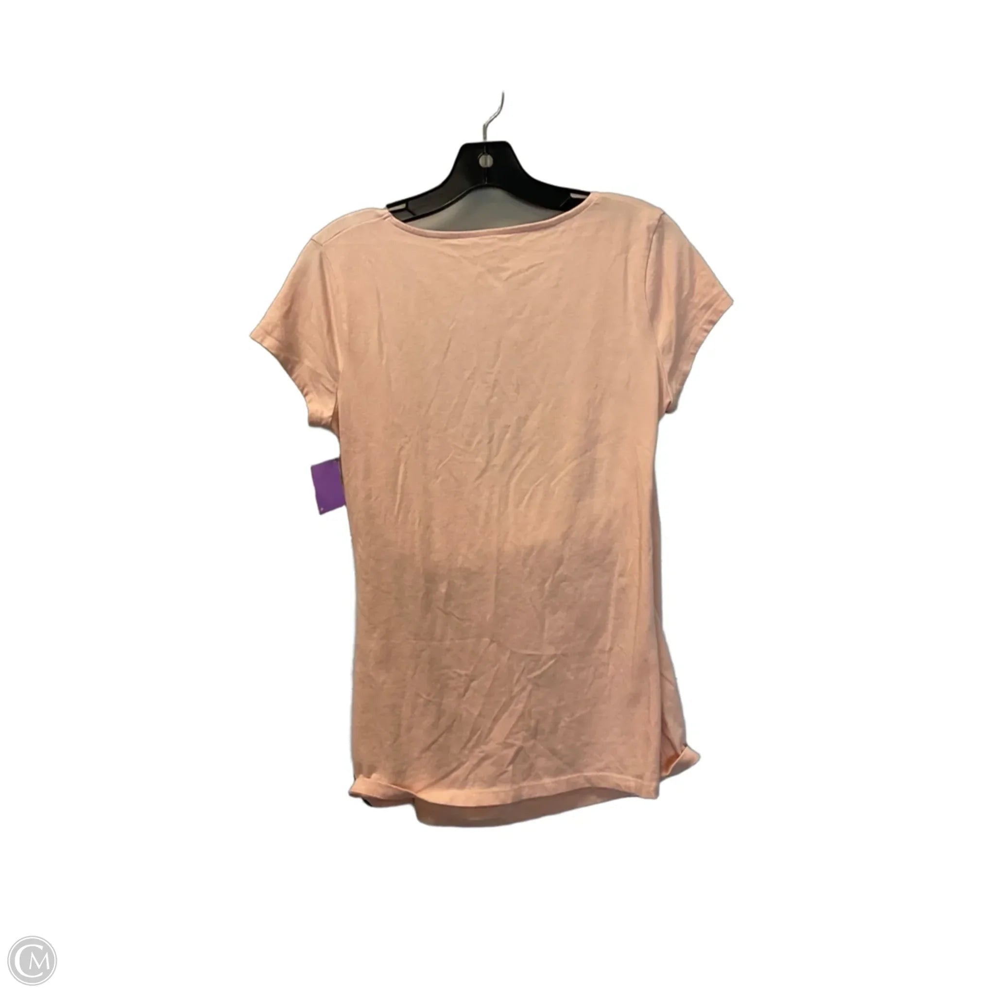 Top Short Sleeve By Merona In Orange, Size: M
