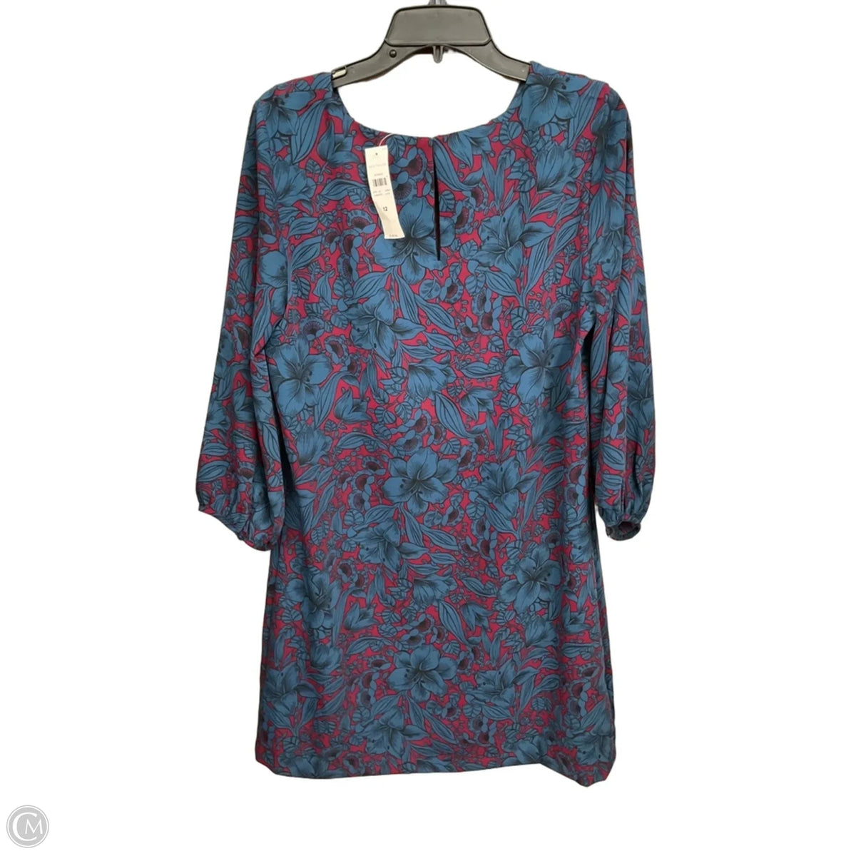 Dress Party Midi By Ann Taylor In Navy, Size: L