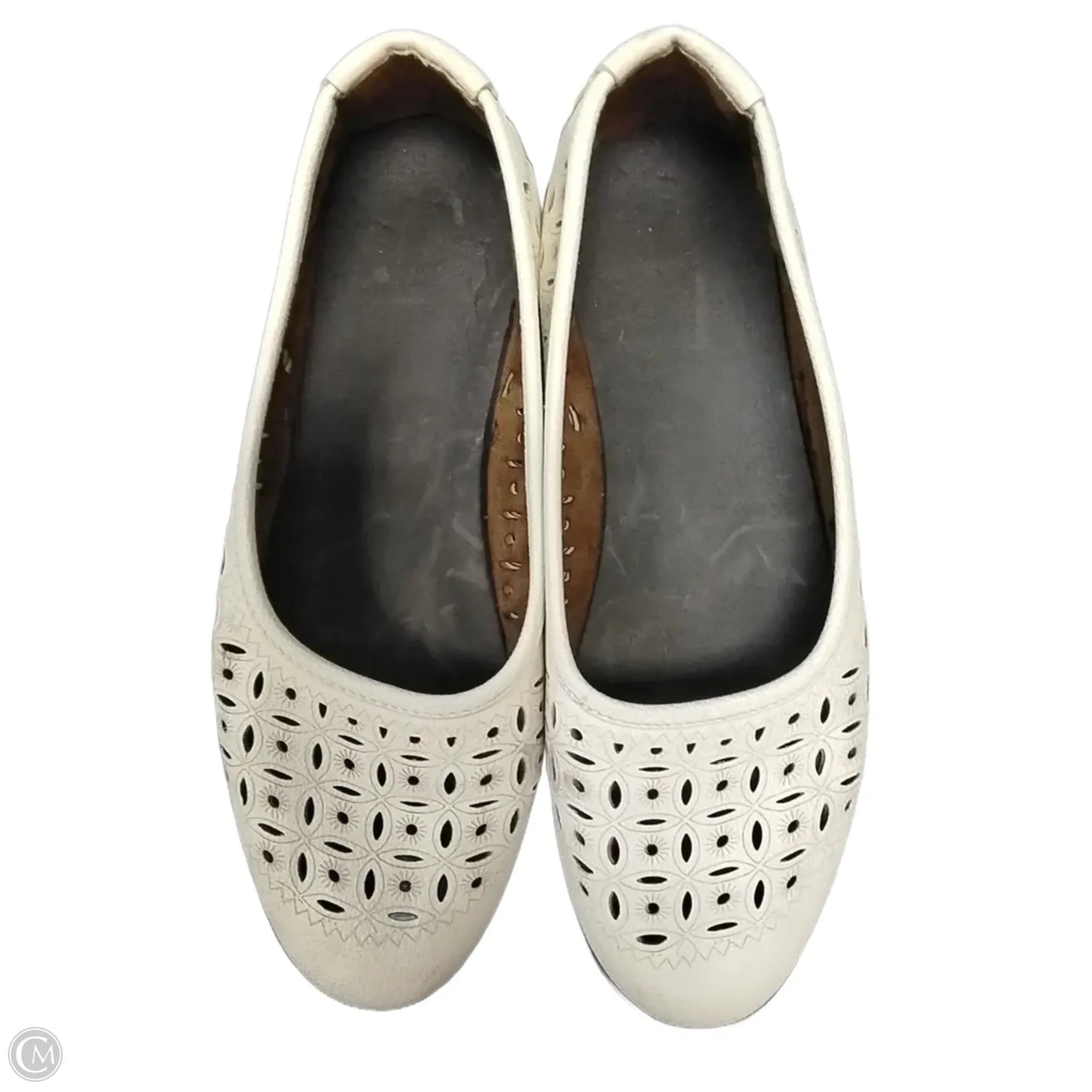 Shoes Flats By Cme In Beige, Size: 8.5