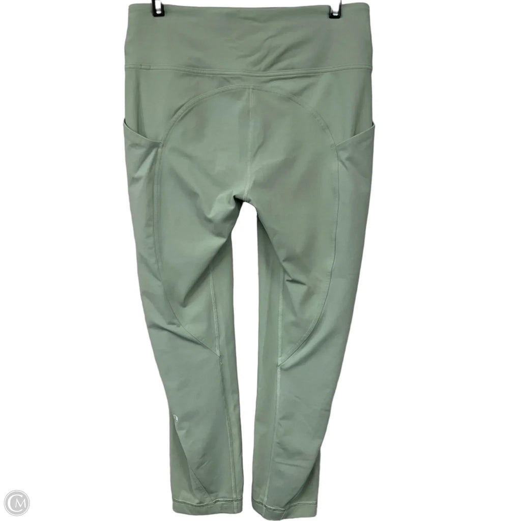 Athletic Leggings By Lululemon In Green, Size: 10