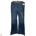 Jeans Flared By 7 For All Mankind In Blue Denim, Size: 4