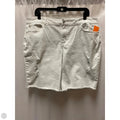 Shorts By Cato In White Denim, Size: 16