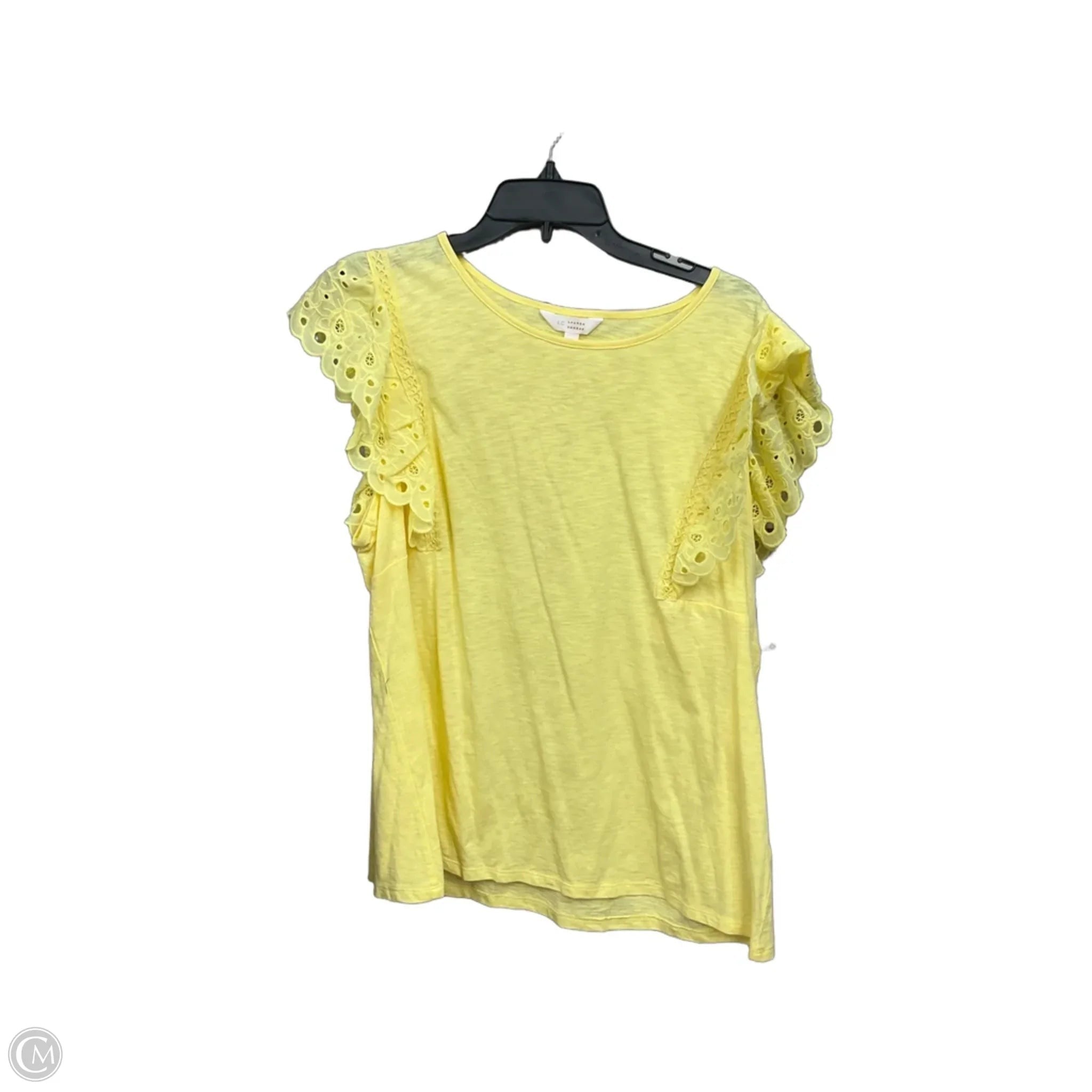 Top Sleeveless By Lc Lauren Conrad In Yellow, Size: Xxl