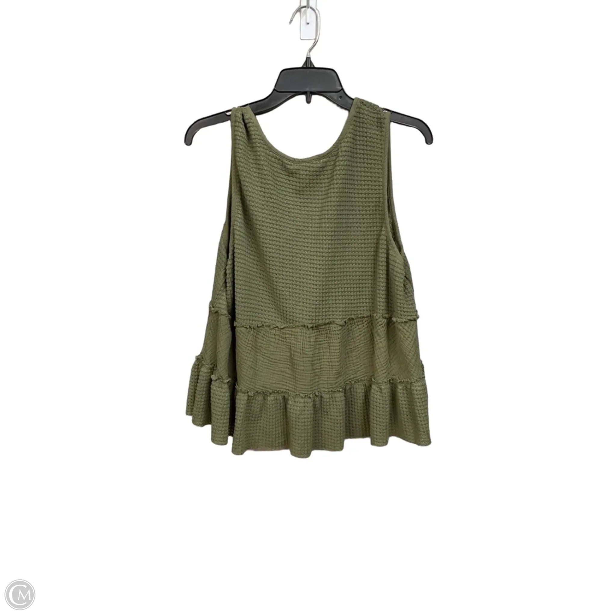 Top Sleeveless By Festi In Green, Size: L