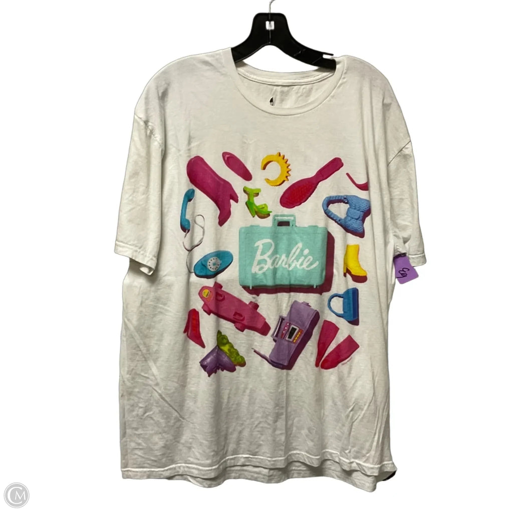 Top Short Sleeve Basic By Clothes Mentor In White, Size: Xl