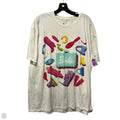 Top Short Sleeve Basic By Clothes Mentor In White, Size: Xl