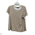 Top Short Sleeve By Adrianna Papell In Polkadot Pattern, Size: 1x