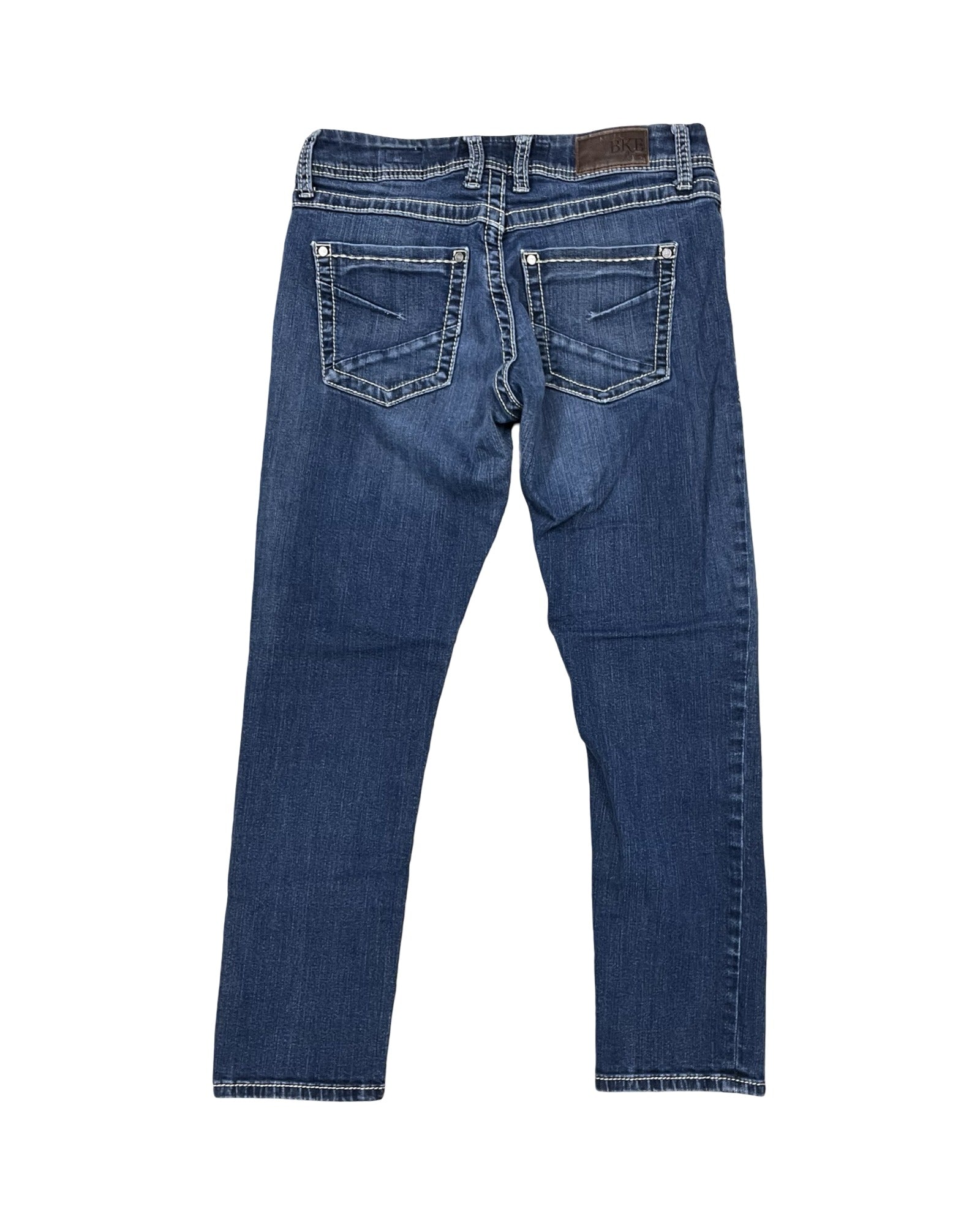 Jeans Cropped By Bke In Blue Denim, Size:8