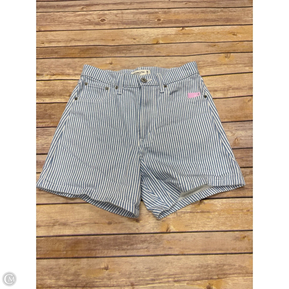 Shorts By Abercrombie And Fitch In Striped Pattern, Size: 2