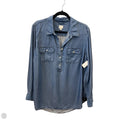 Tunic Long Sleeve By A New Day In Blue, Size: Xxl