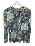 Top Ls Designer By Johnny Was In Blue & Green, Size:S