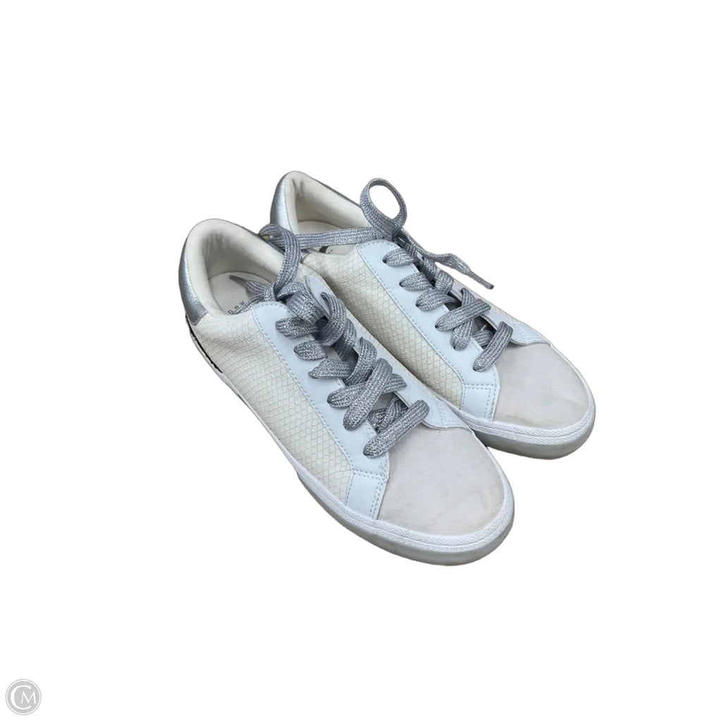 Shoes Sneakers By A New Day In Silver & Tan, Size: 9