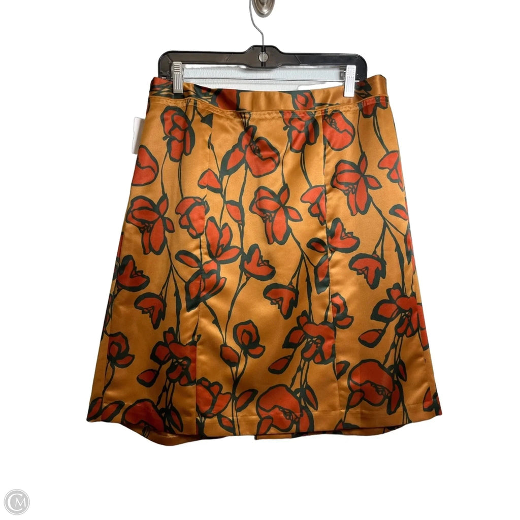 Skirt Mini & Short By Simply Vera In Orange, Size: 12