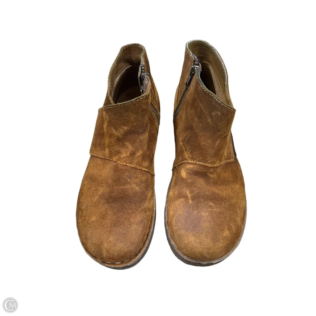 Boots Ankle Flats By Born In Brown, Size: 8.5