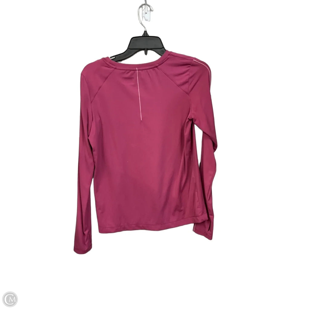 Athletic Top Long Sleeve Crewneck By Mondetta In Pink, Size: S