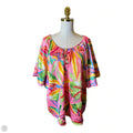 Top Short Sleeve By Clothes Mentor In Floral Print, Size: L