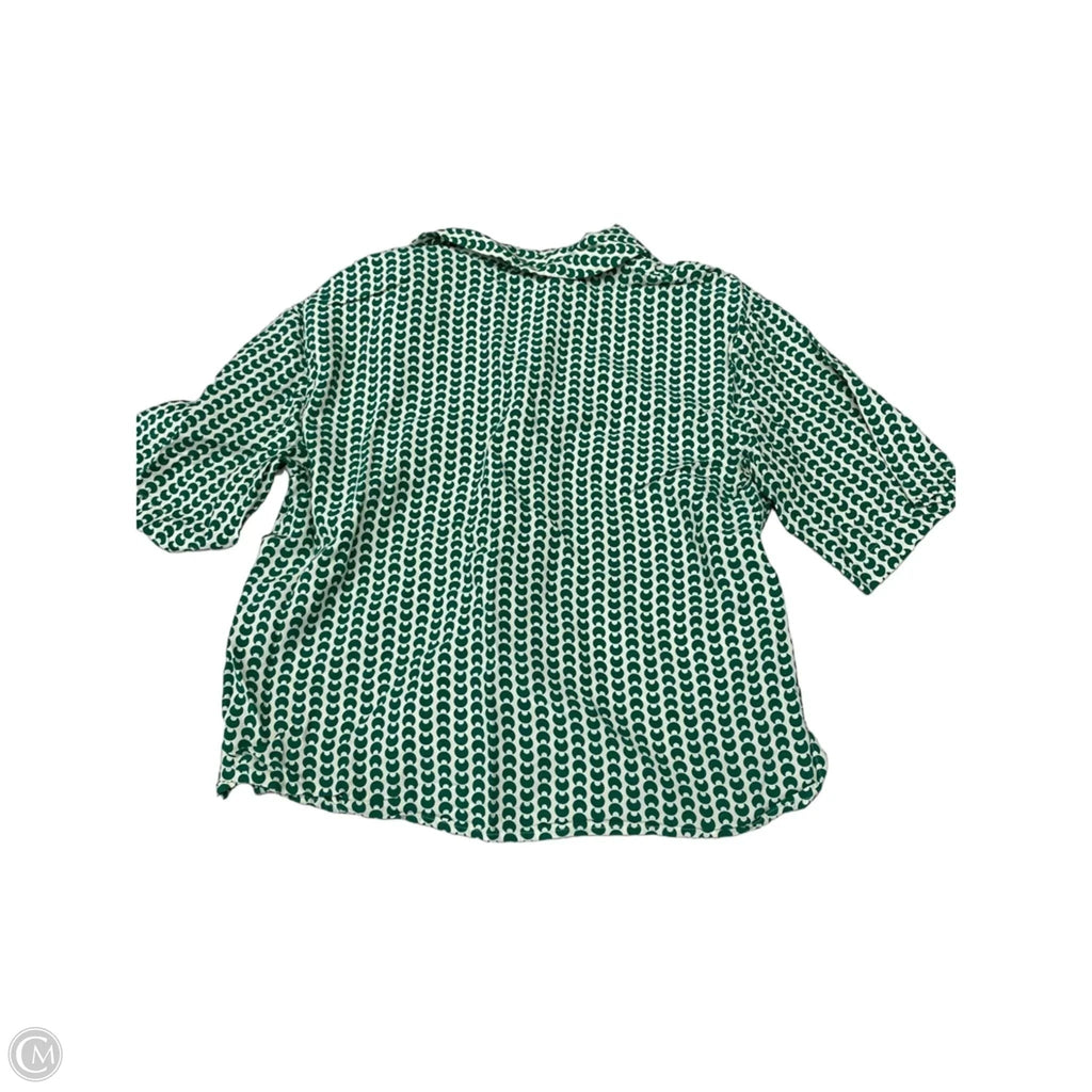 Top Short Sleeve By A New Day In Green & White, Size: Xs