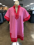 Dress Casual Short By Entro In Pink & Red, Size:S