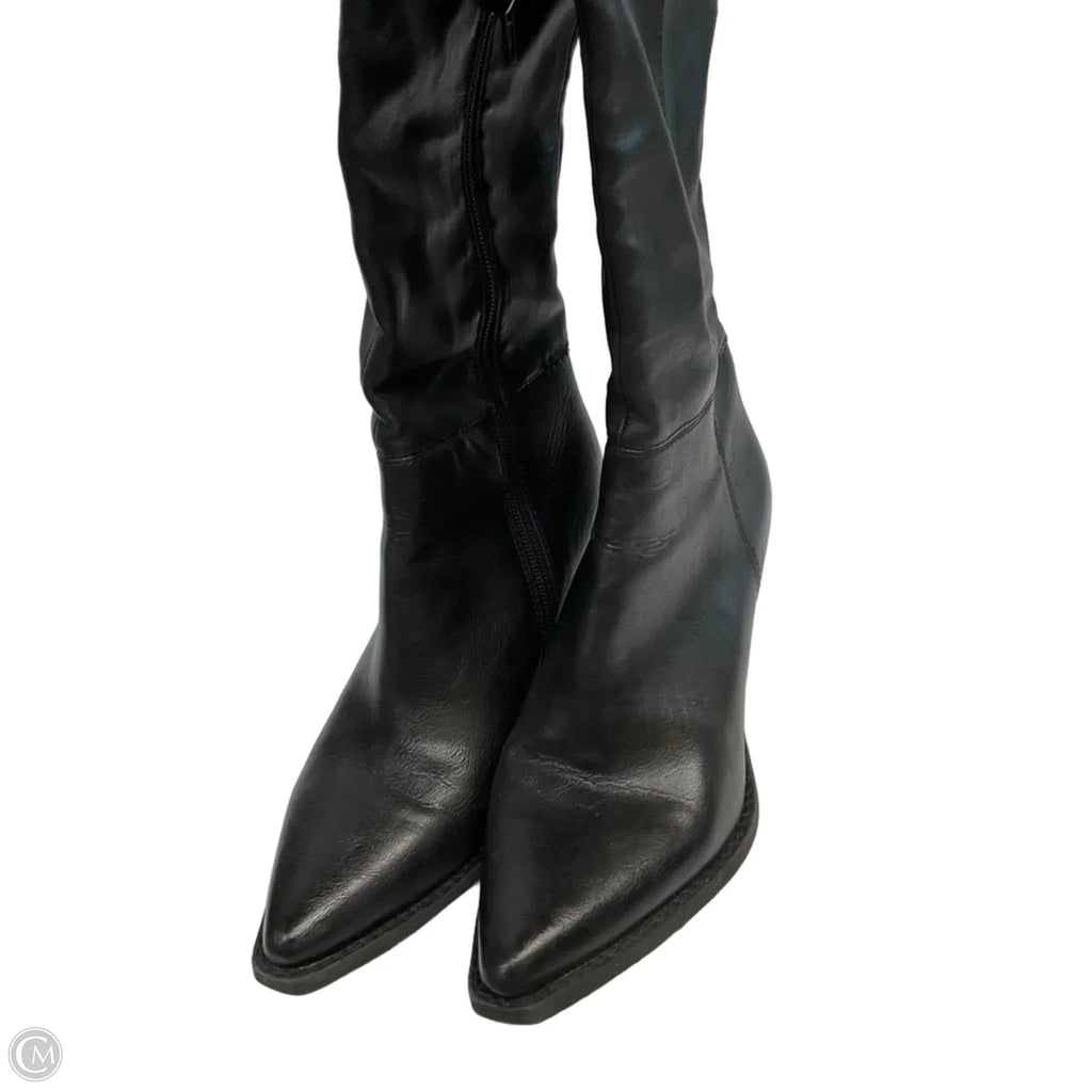 Boots Knee Heels By Zodiac In Black, Size: 7.5