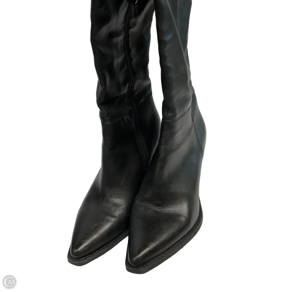 Boots Knee Heels By Zodiac In Black, Size: 7.5