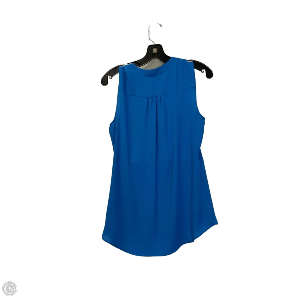 Top Sleeveless Basic By Express In Blue, Size: M
