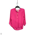 Top 3/4 Sleeve By Michael By Michael Kors In Pink, Size: M