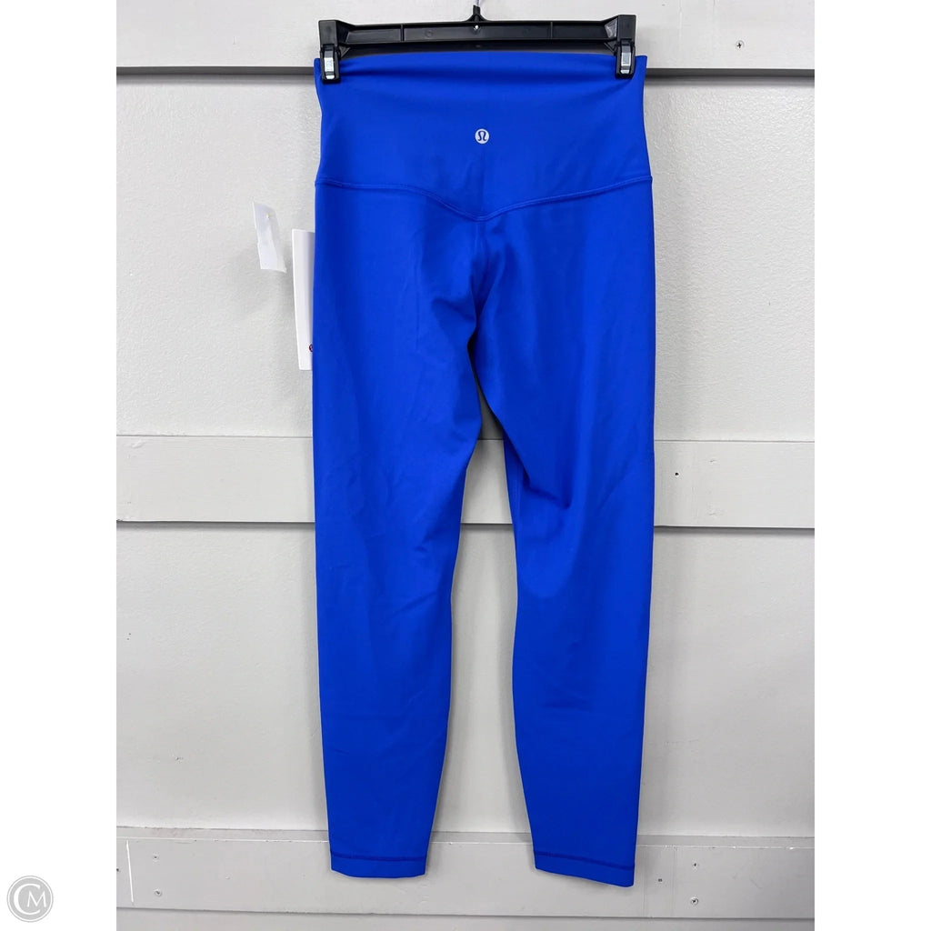 Athletic Leggings By Lululemon In Blue, Size: 6