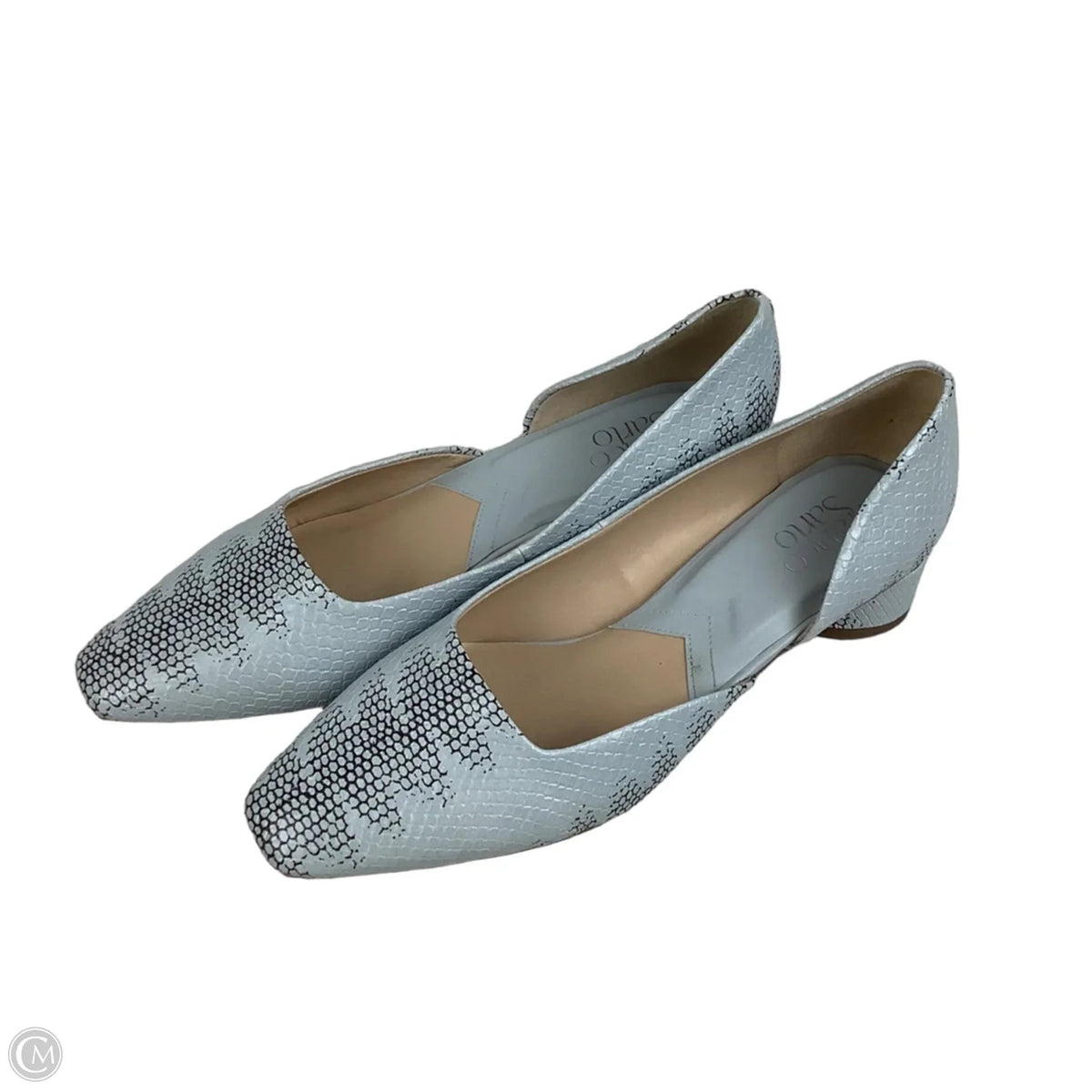 Shoes Heels Block By Franco Sarto In Blue, Size: 8.5