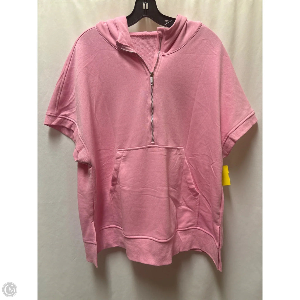 Top Short Sleeve By Clothes Mentor In Pink, Size: Xl