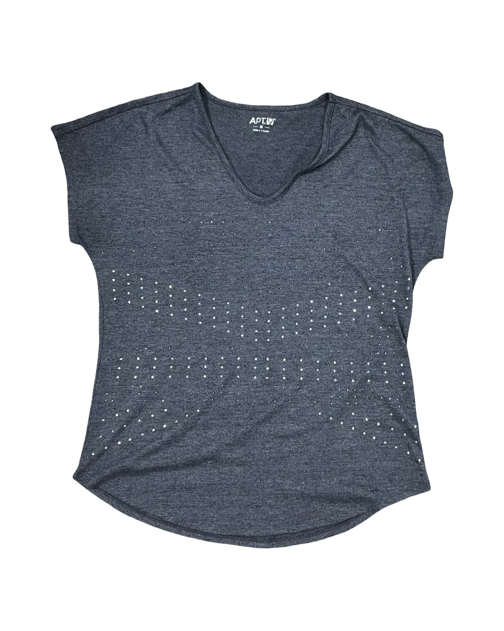 Top Ss By Apt 9 In Grey, Size:M