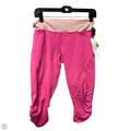 Athletic Capris By Lululemon In Pink, Size: 8