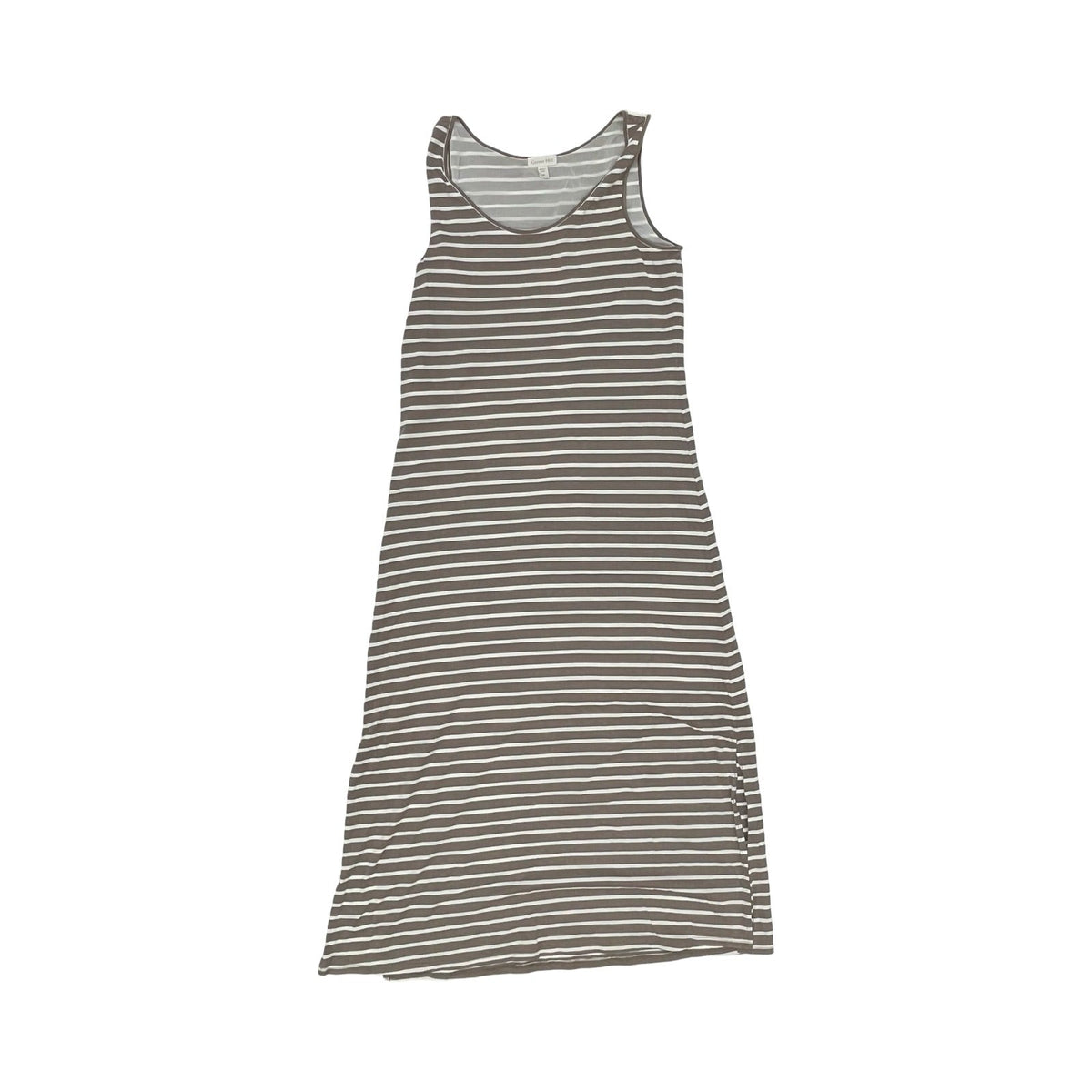 Dress Casual Midi By Garnet Hill In Brown & Cream, Size:Xs