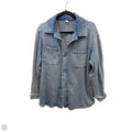 Jacket Shirt By Old Navy In Blue, Size: L