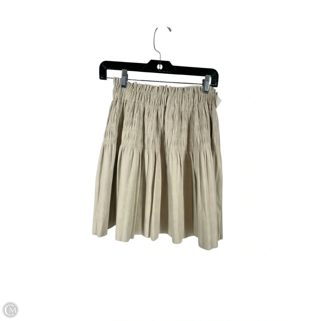Skirt Midi By 7 For All Mankind In Beige, Size: Xs