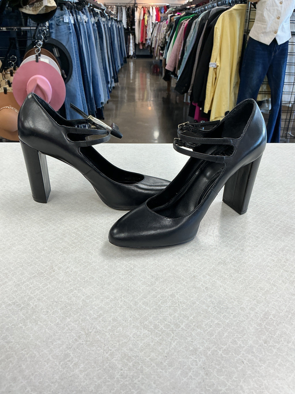 Shoes Heels Block By Vince Camuto In Black, Size:10