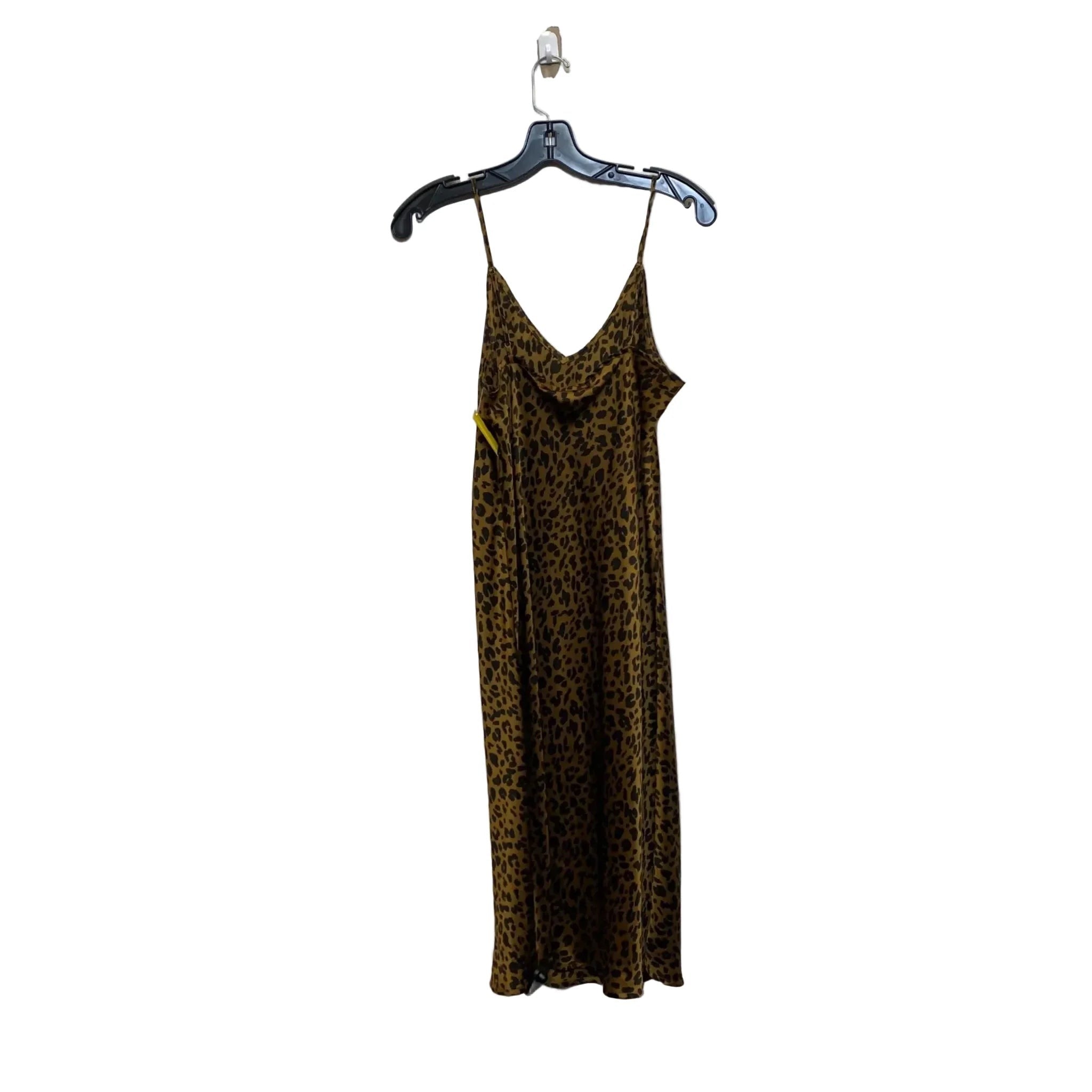 Dress Casual Midi By A New Day In Animal Print, Size: M