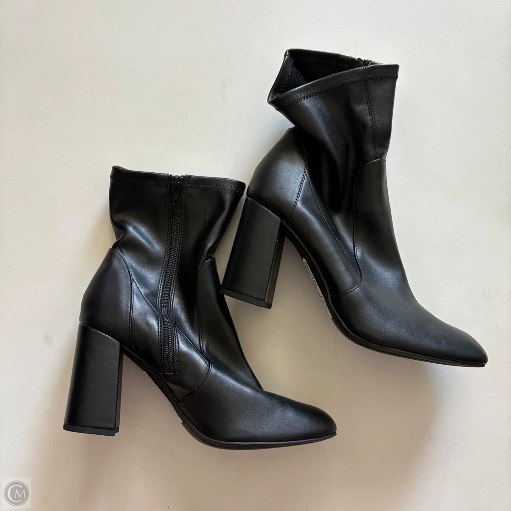 Boots Ankle Heels By A New Day In Black, Size: 9.5