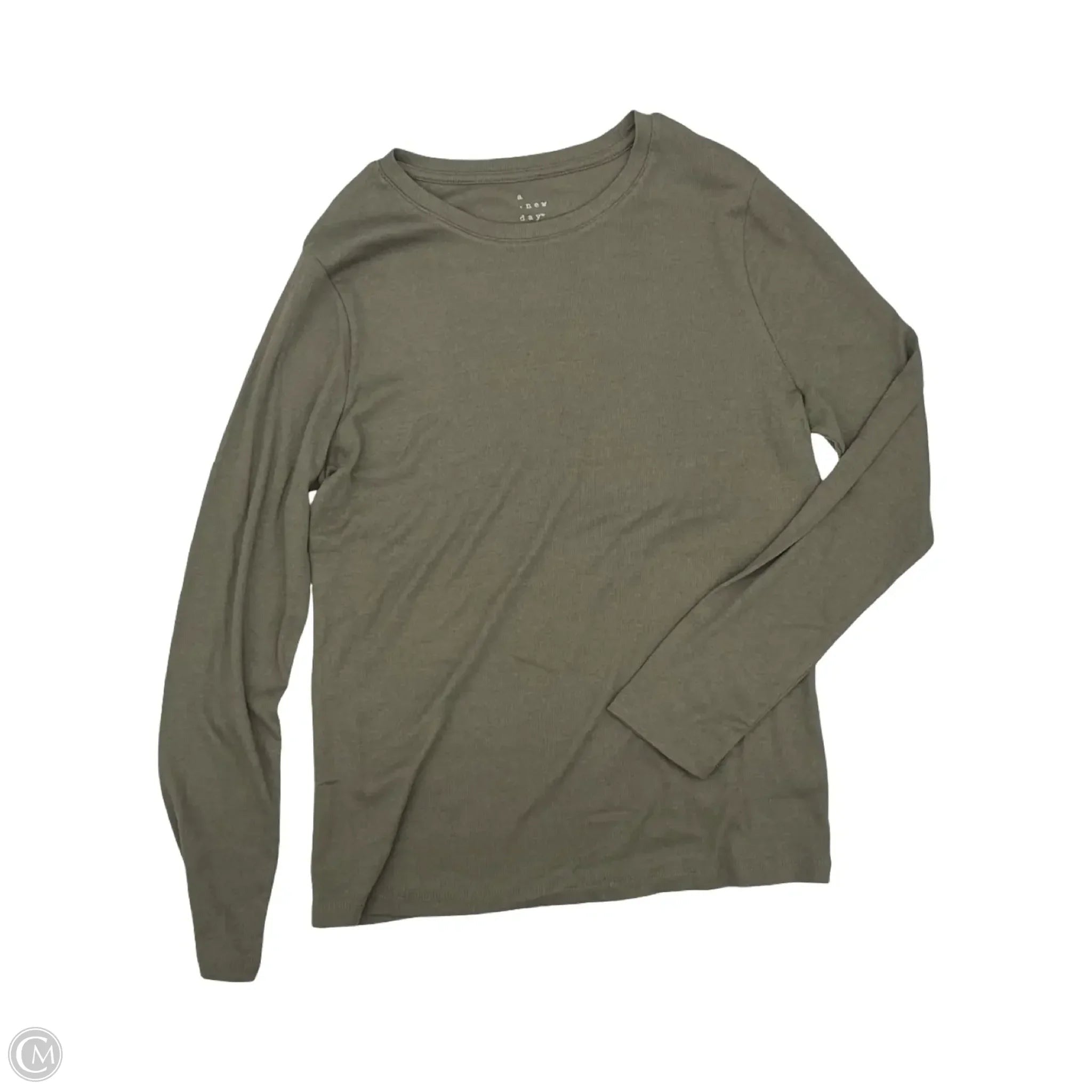 Top Long Sleeve By A New Day In Green, Size: L