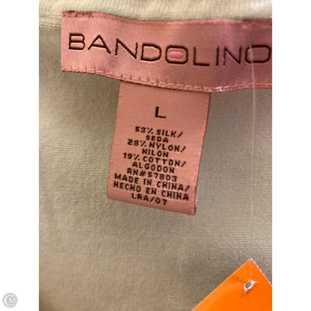 Top Sleeveless By Bandolino In Beige, Size: L