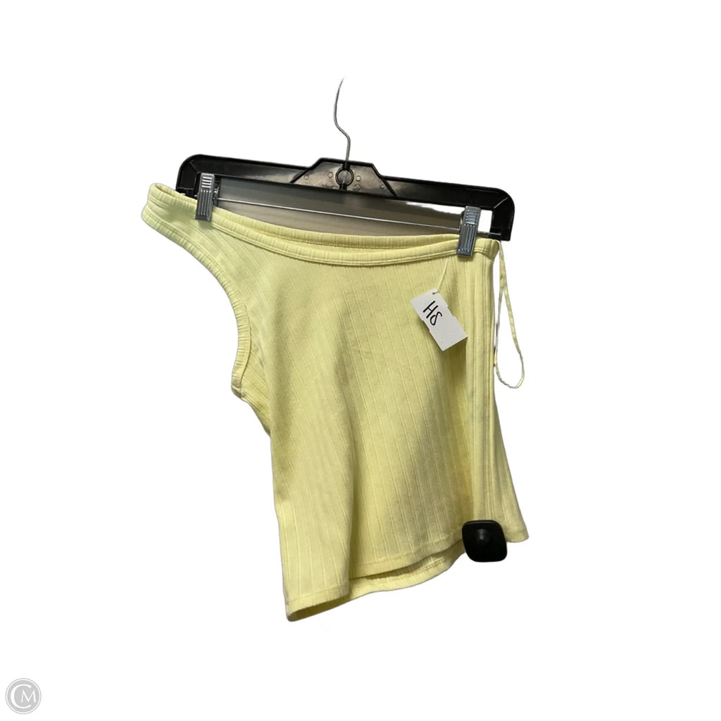 Top Sleeveless Basic By American Eagle In Yellow, Size: S