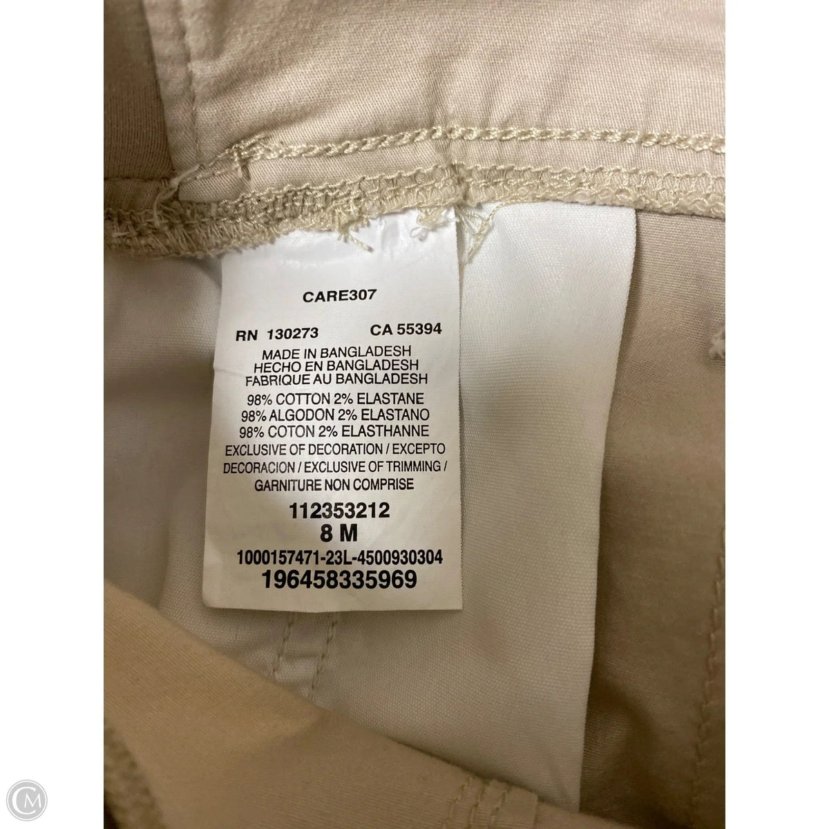 Shorts By Lee In Beige, Size: 8