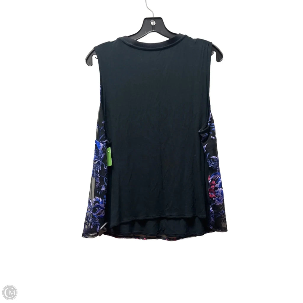 Top Sleeveless By A New Day In Floral Print, Size: Xxl