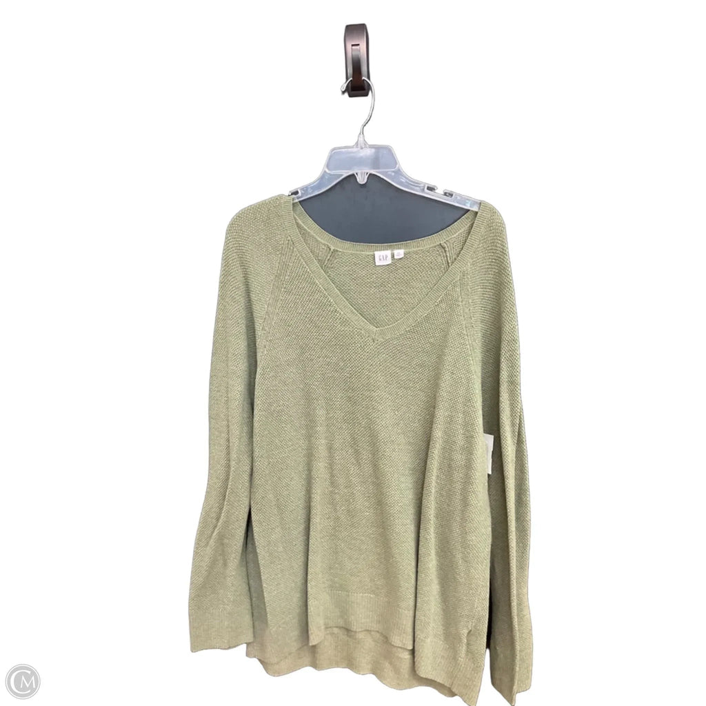Top Long Sleeve By Gap In Green, Size: 2x
